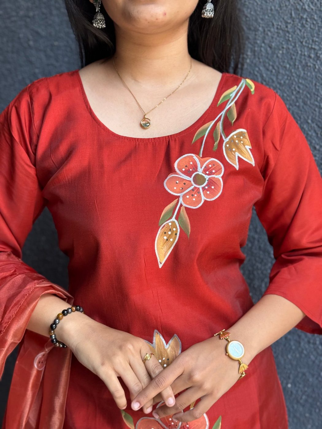 CRIMSON FLORAL LUXE SET