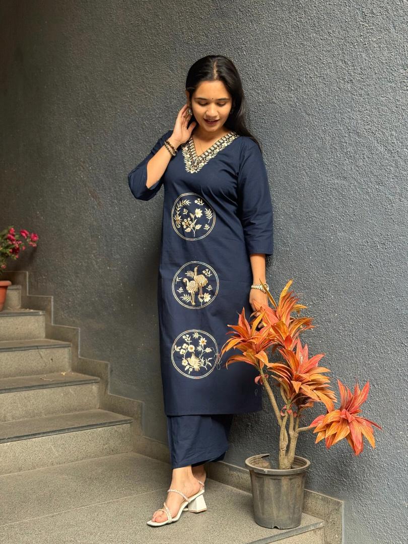 Midnight Motif Cord Set