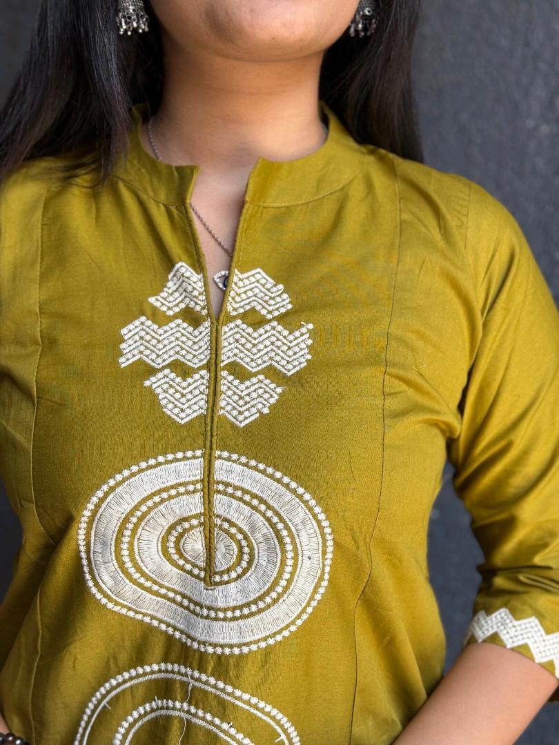 Mustard Heritage Cord Set
