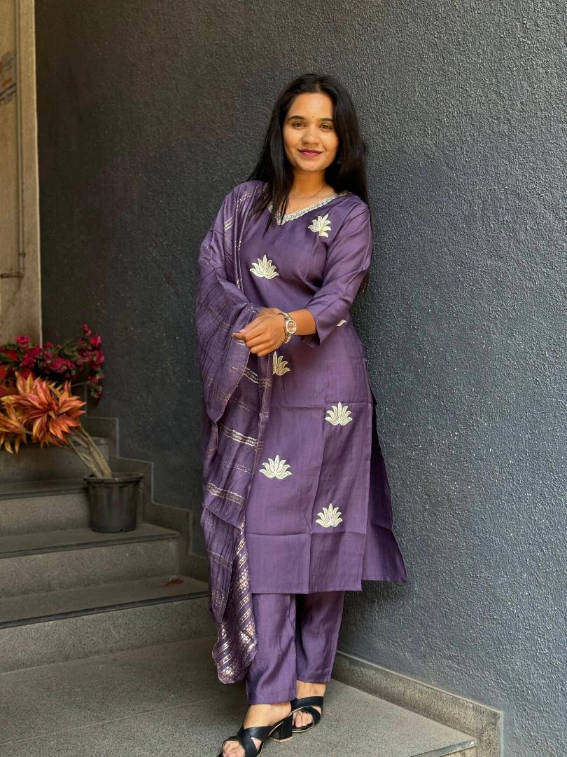 ROYAL AMETHYST SUIT SET