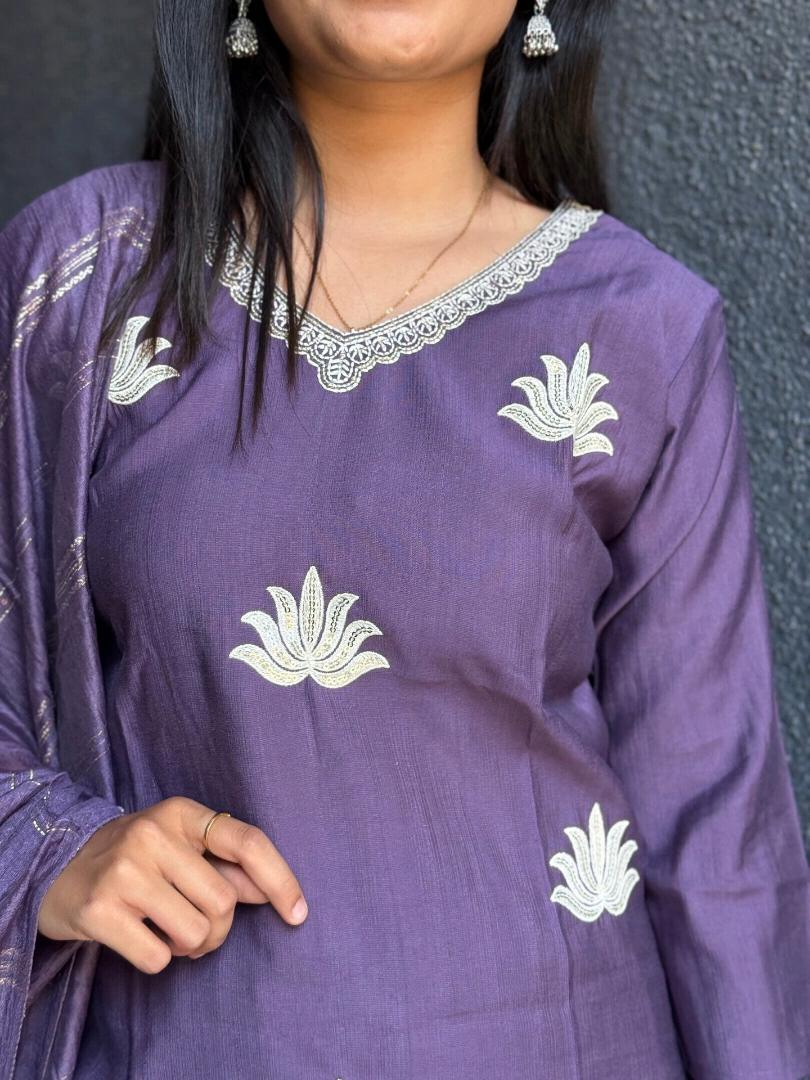 ROYAL AMETHYST SUIT SET