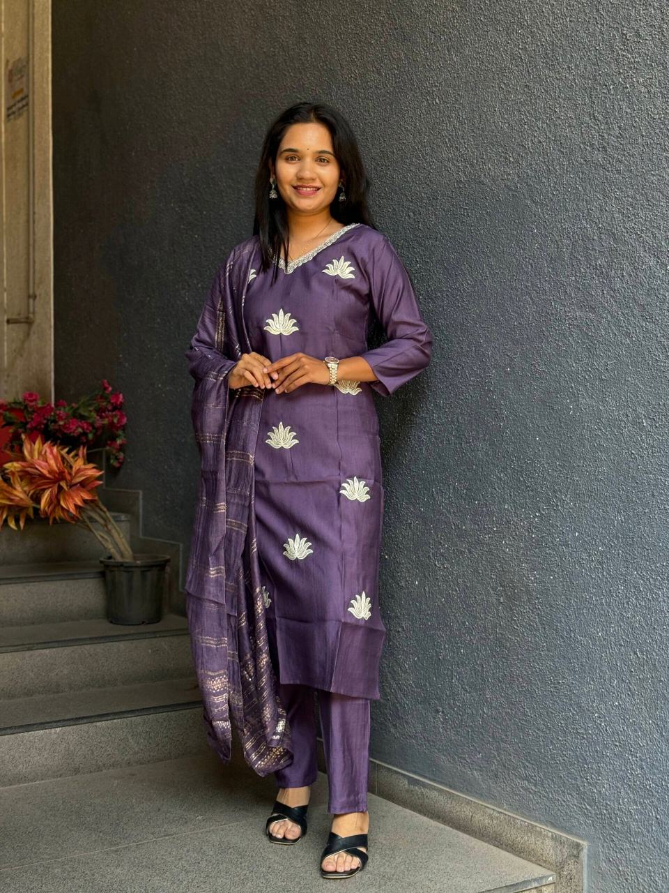 ROYAL AMETHYST SUIT SET